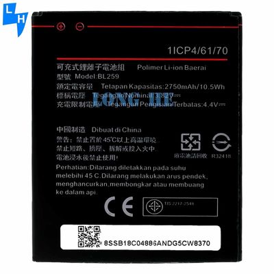 Dual IC Protection 2750mAh BL259 Batteria per Lenovo Lemon 3 3S K32C30 K32c36 Vibe K5