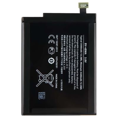 Batterie ricaricabili BV-4BWA Batteria per telefono cellulare per Nokia Lumia 1320 3500mAh
