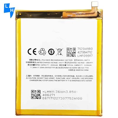 Batteria BA712 da 3000mAh per MeiZu M6s Meilan S6 Mblu S6 M712Q/M/C M712H e di lunga durata
