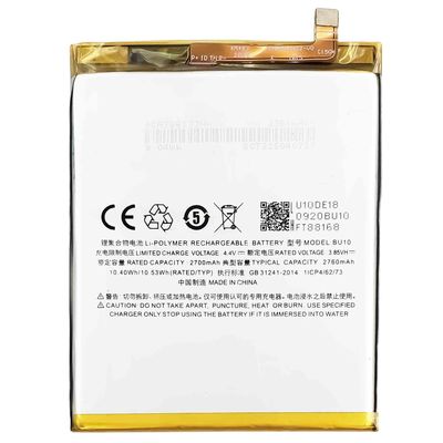 Acquisto 2760mAh Batteria per cellulari Per BU10 Meizu U10 3.85V Batterie ricaricabili