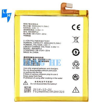 4000mAh A610 Batteria per ZTE Blade A610 466380PLV Alta capacità e garantita