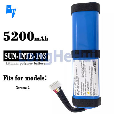 Batteria a lunga durata 7.2V 5200mah per JBL-Xtreme Speaker 2INR19/66-2 SUN-INTE-103