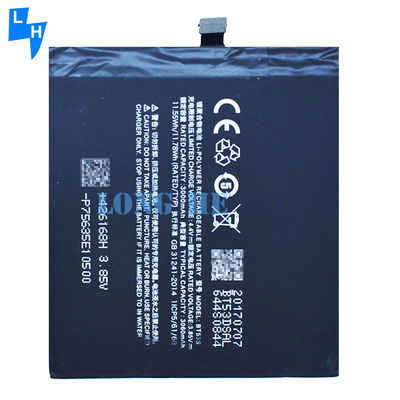 Batteria ad alta capacità per MEIZU Pro 6s 3.85V 3060mAh BT53S ricaricabile