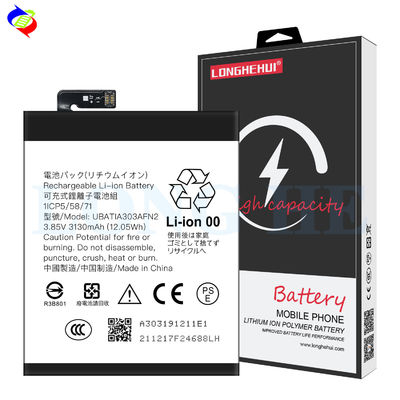Batteria ricaricabile per cellulare 3130mAh capacità UBATIA303AFN2 per Sharp Zero 2