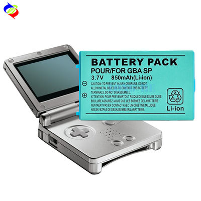 GBA SP 850mAh Batteria mobile per Nintendo SWITCH Gameboy avanzato ricaricabile Li-ion