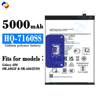 Batteria originale HQ-7160SS 5000mAh Batteria per Galaxy A06 SM-A065F batteria del telefono cellulare