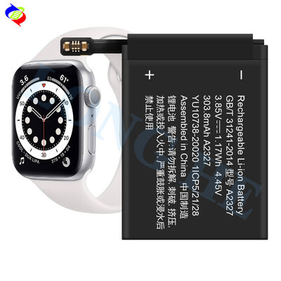 Batteria di orologio di alta qualità A2327 per iWatch Serie 6 44mm 3.85V 303.8mAh batteria