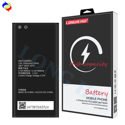 2000mAh Capacità Batteria polimerica al litio HB474284RBC 4.35V per Huawei C8816 G521 G620