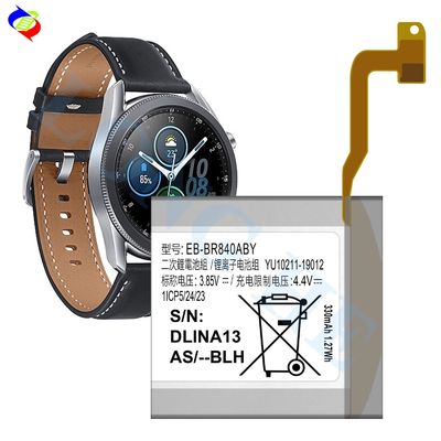 Batteria di ricambio originale EB-BR840ABY Per Samsung Watch3 SM-R840 Watch3 Versione Autentica Batteria di orologio ricaricabile 340mAh